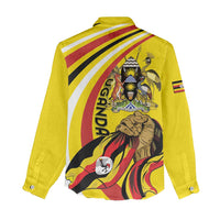 Uganda Women Casual Shirt 63rd Anniversary Of Independence - Wonder Print Shop