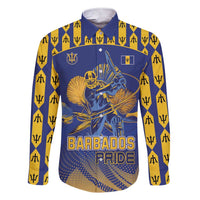 Custom Barbados Pride Cricket Family Matching Short Sleeve Bodycon Dress and Hawaiian Shirt Dwarf Poinciana Flower Sporty Style - Wonder Print Shop