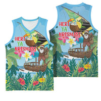 Tanzania Christmas Basketball Jersey Heri ya Krismasi - Wonder Print Shop