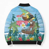 Tanzania Christmas Bomber Puffer Jacket Heri ya Krismasi - Wonder Print Shop