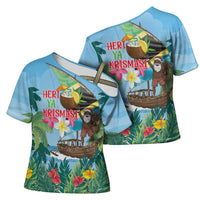 Tanzania Christmas Cross Shoulder Shirt Heri ya Krismasi - Wonder Print Shop