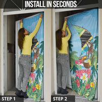 Tanzania Christmas Door Cover Heri ya Krismasi - Wonder Print Shop