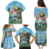 Tanzania Christmas Family Matching Puletasi and Hawaiian Shirt Heri ya Krismasi - Wonder Print Shop