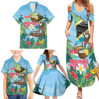 Tanzania Christmas Family Matching Summer Maxi Dress and Hawaiian Shirt Heri ya Krismasi - Wonder Print Shop