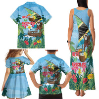 Tanzania Christmas Family Matching Tank Maxi Dress and Hawaiian Shirt Heri ya Krismasi - Wonder Print Shop