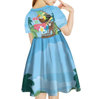 Tanzania Christmas Kid Short Sleeve Dress Heri ya Krismasi - Wonder Print Shop