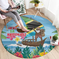 Tanzania Christmas Round Carpet Heri ya Krismasi - Wonder Print Shop