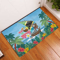 Tanzania Christmas Rubber Doormat Heri ya Krismasi - Wonder Print Shop