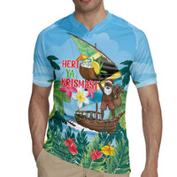 Tanzania Christmas Rugby Jersey Heri ya Krismasi - Wonder Print Shop