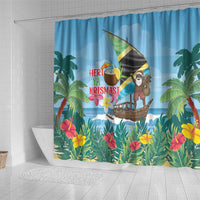 Tanzania Christmas Shower Curtain Heri ya Krismasi - Wonder Print Shop