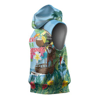 Tanzania Christmas Sleeveless Hoodie Heri ya Krismasi - Wonder Print Shop