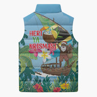 Tanzania Christmas Sleeveless Puffer Jacket Heri ya Krismasi - Wonder Print Shop