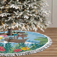 Tanzania Christmas Tree Skirt Heri ya Krismasi - Wonder Print Shop