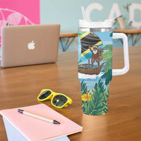 Tanzania Christmas Tumbler With Handle Heri ya Krismasi - Wonder Print Shop