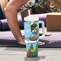 Tanzania Christmas Tumbler With Handle Heri ya Krismasi - Wonder Print Shop