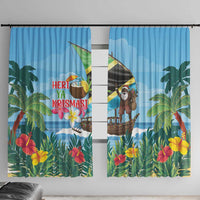Tanzania Christmas Window Curtain Heri ya Krismasi - Wonder Print Shop