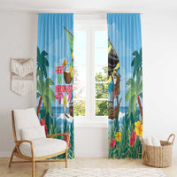 Tanzania Christmas Window Curtain Heri ya Krismasi - Wonder Print Shop