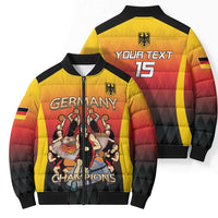 Custom Germany Basketball Bomber Puffer Jacket European Champions 2025 - Wonder Print Shop
