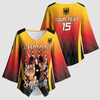 Custom Germany Basketball Kimono Sleeve Blouse European Champions 2025 - Wonder Print Shop