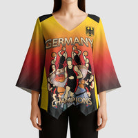 Custom Germany Basketball Kimono Sleeve Blouse European Champions 2025 - Wonder Print Shop