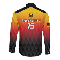 Custom Germany Basketball Long Sleeve Button Shirt European Champions 2025 - Wonder Print Shop