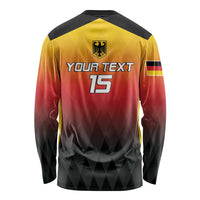 Custom Germany Basketball Long Sleeve Shirt European Champions 2025 - Wonder Print Shop