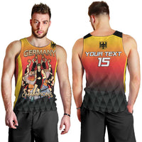 Custom Germany Basketball Men Tank Top European Champions 2025 - Wonder Print Shop