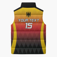 Custom Germany Basketball Sleeveless Puffer Jacket European Champions 2025 - Wonder Print Shop