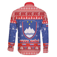 Slovenia Christmas Family Matching Tank Maxi Dress and Hawaiian Shirt Coat Of Arms Vesel Bozic - Wonder Print Shop