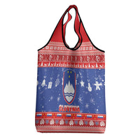 Slovenia Christmas Grocery Bag Coat Of Arms Vesel Bozic