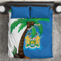 Personalised Sierra Leone Bedding Set Coat Of Arms With Flag Map - Wonder Print Shop