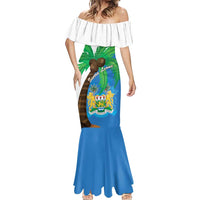 Personalised Sierra Leone Mermaid Dress Coat Of Arms With Flag Map - Wonder Print Shop