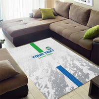 Custom Sierra Leone Football Area Rug Go Leone Stars - Wonder Print Shop