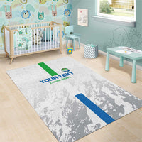 Custom Sierra Leone Football Area Rug Go Leone Stars - Wonder Print Shop