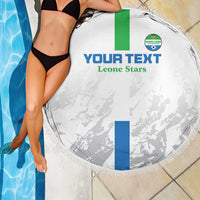 Custom Sierra Leone Football Beach Blanket Go Leone Stars - Wonder Print Shop