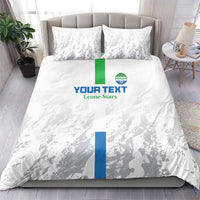 Custom Sierra Leone Football Bedding Set Go Leone Stars - Wonder Print Shop