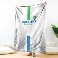 Custom Sierra Leone Football Blanket Go Leone Stars