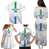 Custom Sierra Leone Football Family Matching Puletasi and Hawaiian Shirt Go Leone Stars - Wonder Print Shop