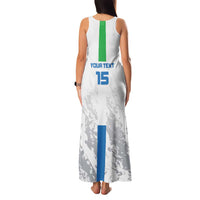 Custom Sierra Leone Football Family Matching Tank Maxi Dress and Hawaiian Shirt Go Leone Stars - Wonder Print Shop