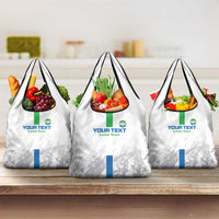 Custom Sierra Leone Football Grocery Bag Go Leone Stars