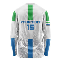 Custom Sierra Leone Football Long Sleeve Shirt Go Leone Stars - Wonder Print Shop