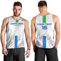 Custom Sierra Leone Football Men Tank Top Go Leone Stars - Wonder Print Shop