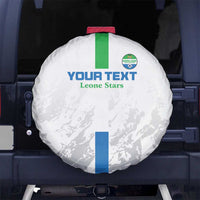 Custom Sierra Leone Football Spare Tire Cover Go Leone Stars - Wonder Print Shop