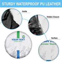 Custom Sierra Leone Football Spare Tire Cover Go Leone Stars - Wonder Print Shop