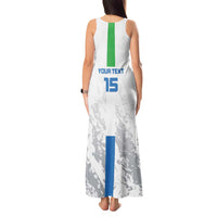 Custom Sierra Leone Football Tank Maxi Dress Go Leone Stars - Wonder Print Shop
