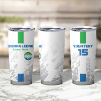 Custom Sierra Leone Football Tumbler Cup Go Leone Stars - Wonder Print Shop