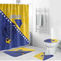Bosnia and Herzegovina Football 2026 Bathroom Set The Dragons Of Europe - Wonder Print Shop
