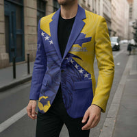 Custom Bosnia and Herzegovina Football 2026 Blazer The Dragons Of Europe - Wonder Print Shop