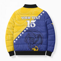 Custom Bosnia and Herzegovina Football 2026 Bomber Puffer Jacket The Dragons Of Europe - Wonder Print Shop