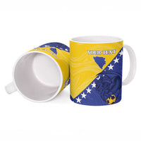 Custom Bosnia and Herzegovina Football 2026 Ceramic Mug The Dragons Of Europe - Wonder Print Shop